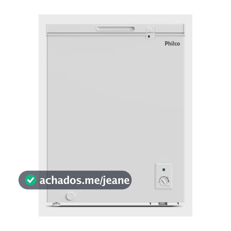 Freezer Horizontal Philco 1 Porta 140L Pfh160b Cor Branco