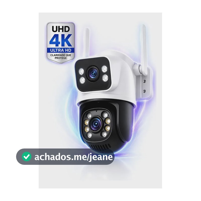 Câmera Segurança Ip Externa Wifi A28 App Icsee À Prova Dágua Ip66 Dome Lente Dupla Lentes 2 Em 1 Vigilancia Visão Noturna Infravermelho 4k Uhd Nova Geração Lançamento 2026 Nexgen