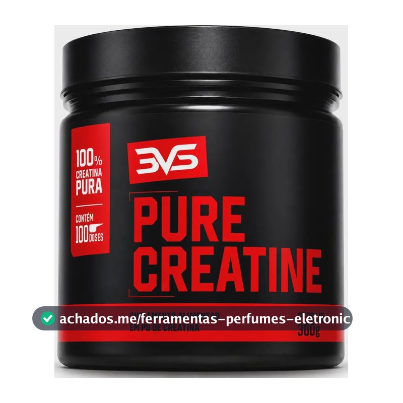 CREATINA MONOHIDRATADA 300g - 100% Pura - 3VS Nutrition