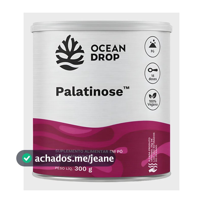 Palatinose Ocean Drop Carboidrato Pré Treino Energia Atp Palatinose 300g Sem Sabor
