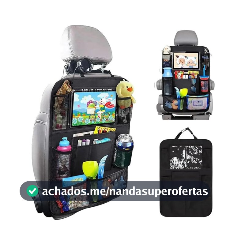 Suporte Organizador Porta Objeto Banco Traseiro Tablet Carro