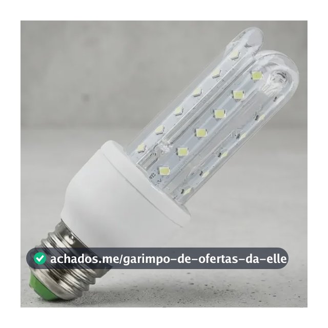 15 Lampada Led Milho E27 7w-3u Branco Frio 220v Branco-frio