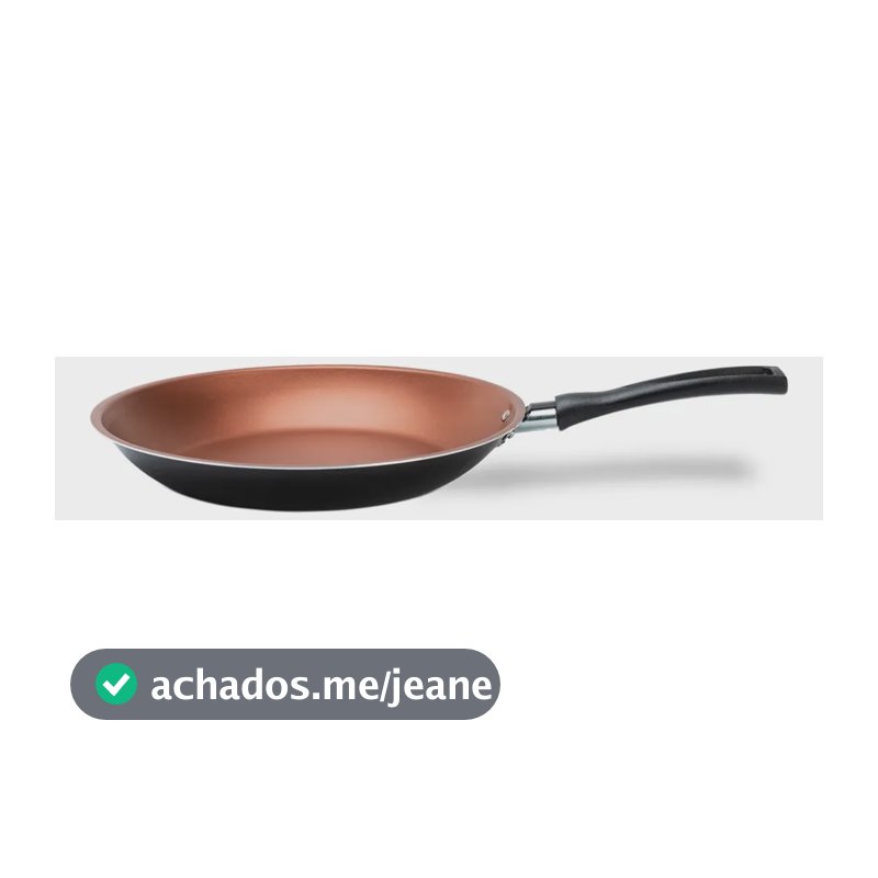 Frigideira Brinox Topázio 22 Cm 1,1 L Antiaderente Pro-flon Cinza-escuro