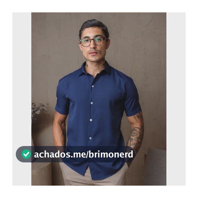 Camisa Social Masculina Gola Italiana Confortável