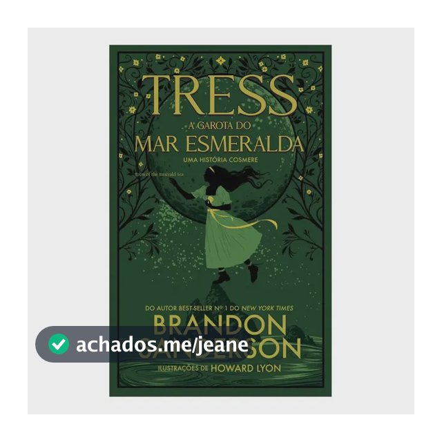 Tress, a garota do mar esmeralda - Sanderson, Brandon - Ediouro - Capa Dura