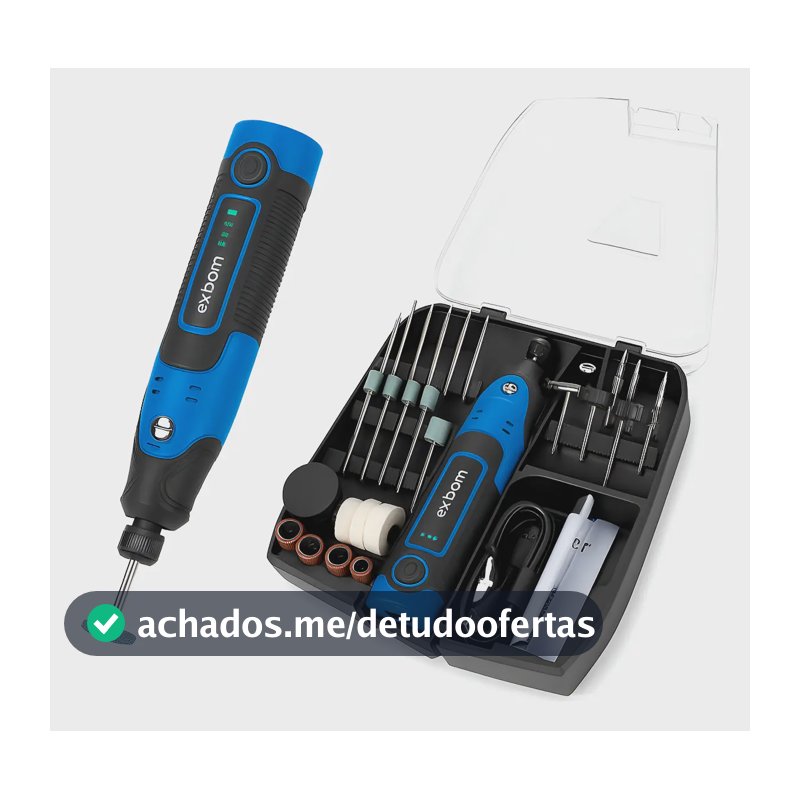 Mini Retífica Multifuncional Portátil Sem Fio Recarregável 57 Em 1 Profissional Artesanato Lixadeira Elétrica Completa 127/220v 60hz 20 W