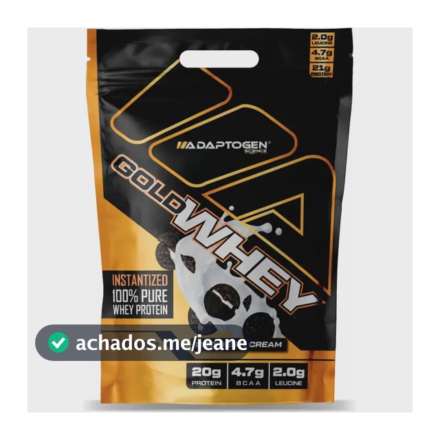Gold Whey 900g Whey 100% Concentrado - Adaptogen