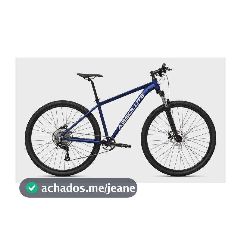 Bicicleta Aro 29 Absolute Nero 5 12v Freio Hidráulico Trava Azul/branco 17