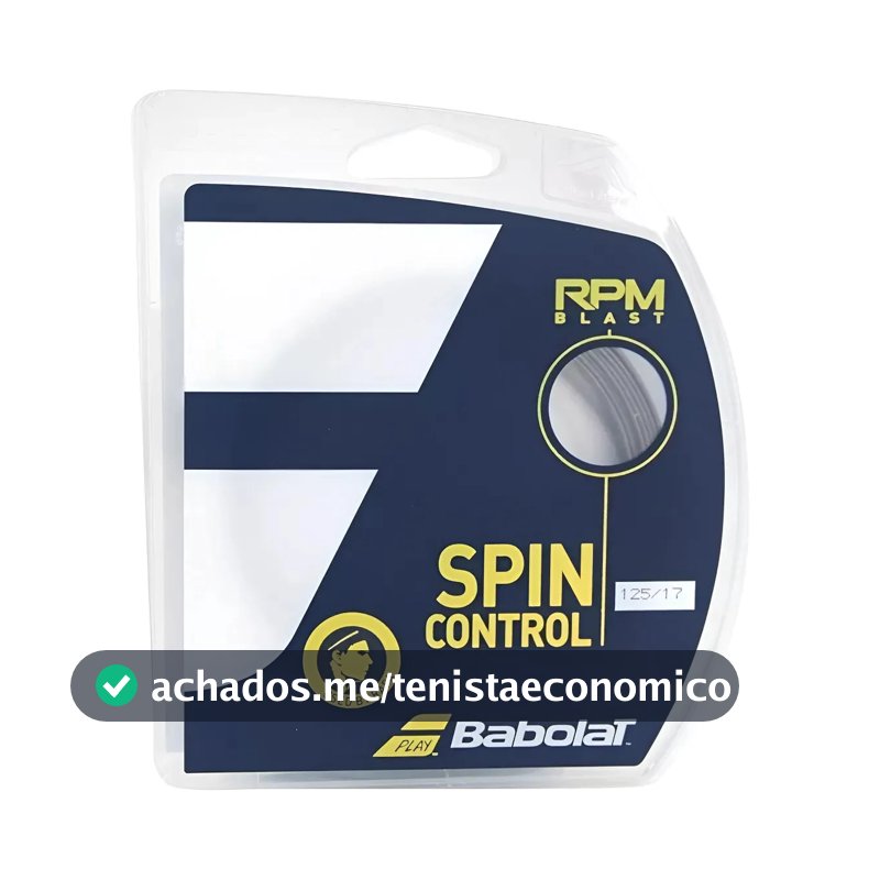 Babolat Rpm Blast (Corda Alcaraz) 1.25mm Preta - Set Individual