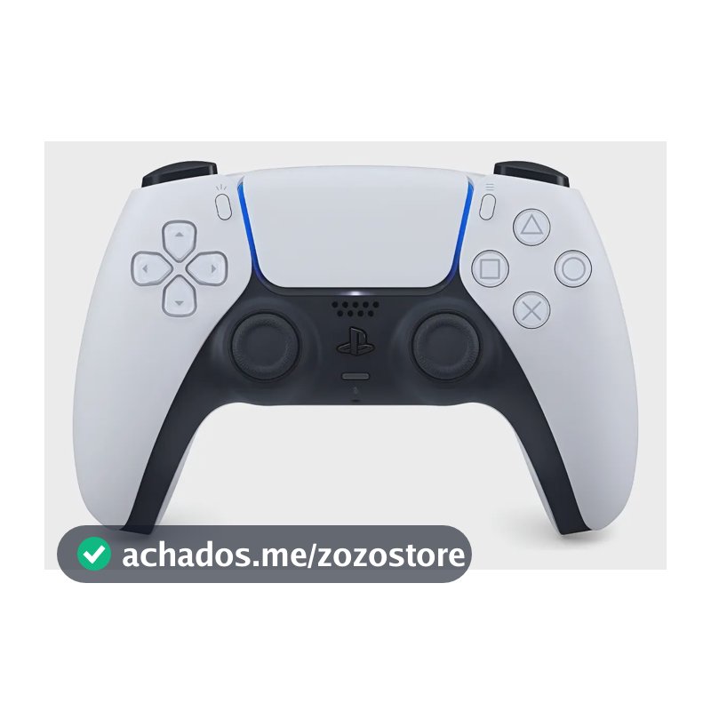 Controle Joystick Sem Fio Sony Playstation Dualsense  White  White/black