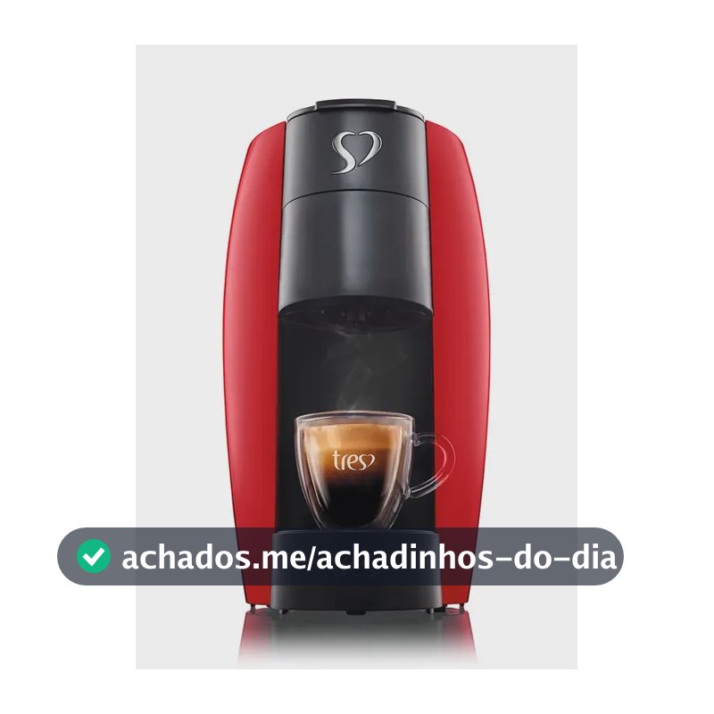 Cafeteira Espresso Lov Automática Vermelha 3 Corações Vermelho