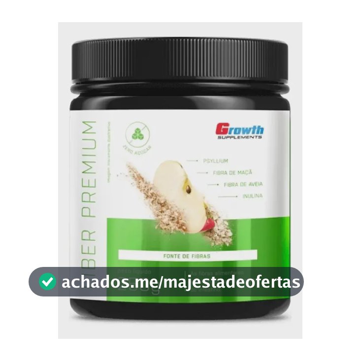 Fiber Premium 250g Growth Supplements Psyllium Fibra De Maçã Fibra De Aveia Inulina