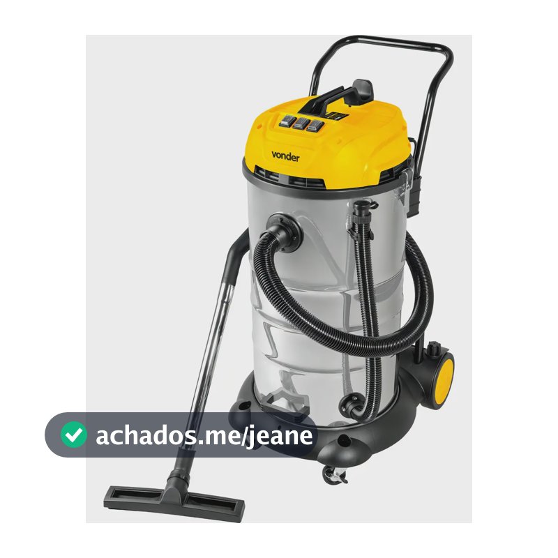 Aspirador De Pó E Líquidos 3.600w Apv 3690 Vonder Amarelo