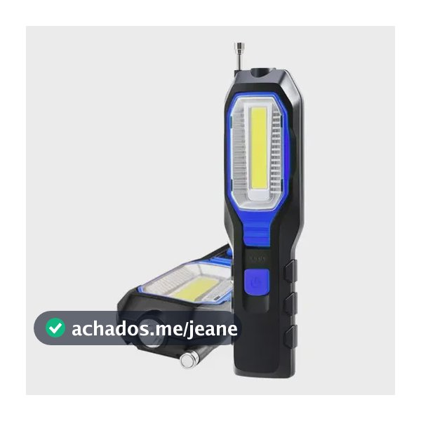 Lanterna Recarregável 30w Cob Para Ferramentas Automotivas