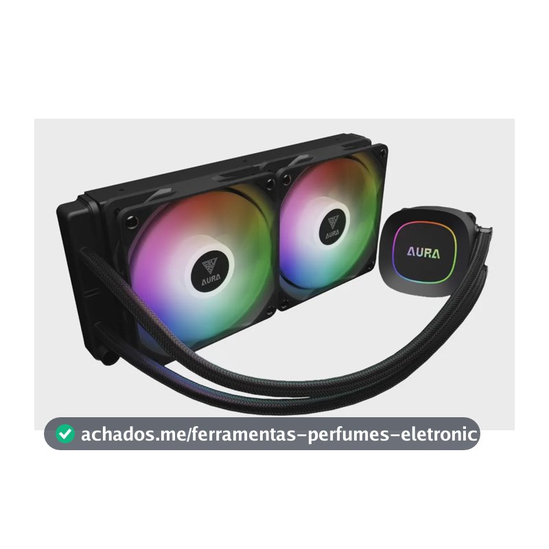 Water Cooler Gl240 Lite Aura Argb Preto Gamdias Preto
