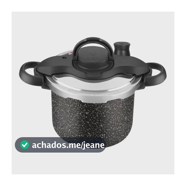Panela De Pressão Rochedo Clipso Stone Pro 4,5l Preto