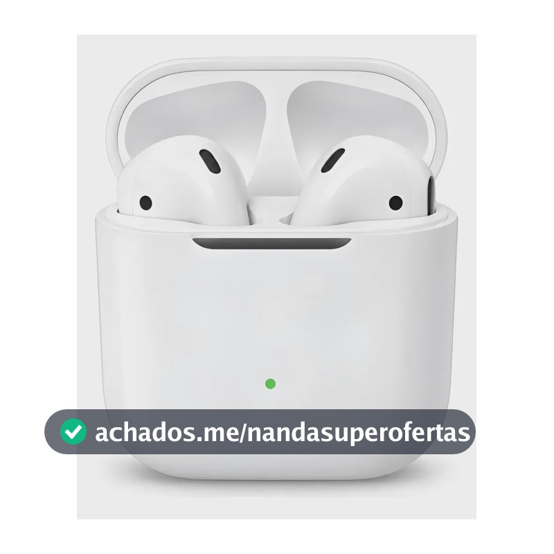 Fone Compatível iPhone Original Power Pro 2° Geração Premium Branco