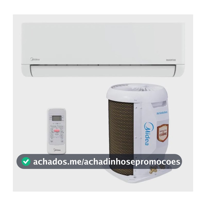 Ar Condicionado Inverter 9k Midea Air Volution Lite F 220v Branco 220v