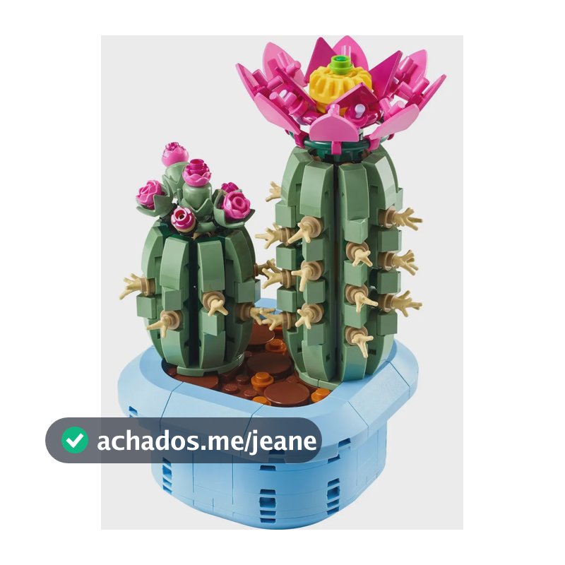 Decoração de cactos em flor LEGO® Botanicals 11509