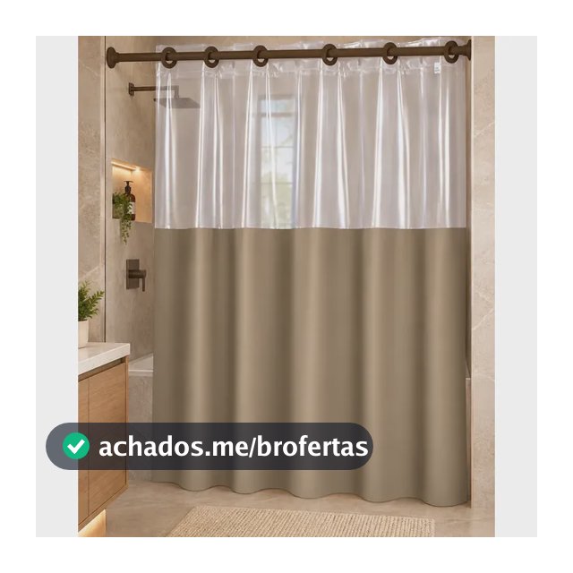 Cortina Para Box Banheiro 1.40m X 1.90m