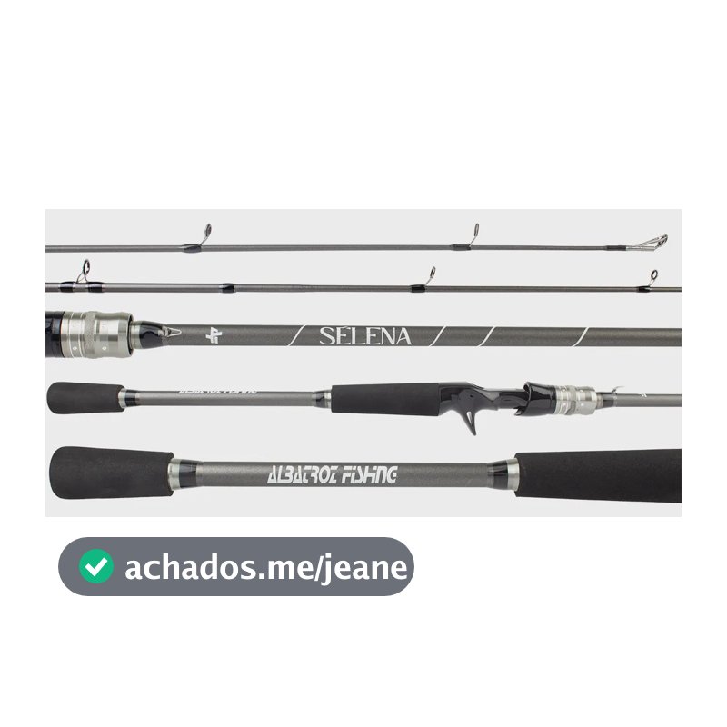 Vara Para Carretilha Selena 1,68mts 7-14lbs 2 Partes - Albatroz