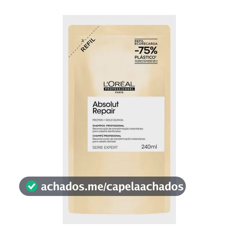 Shampoo Refil Absolut Repair 240ml L'oréal Professionnel