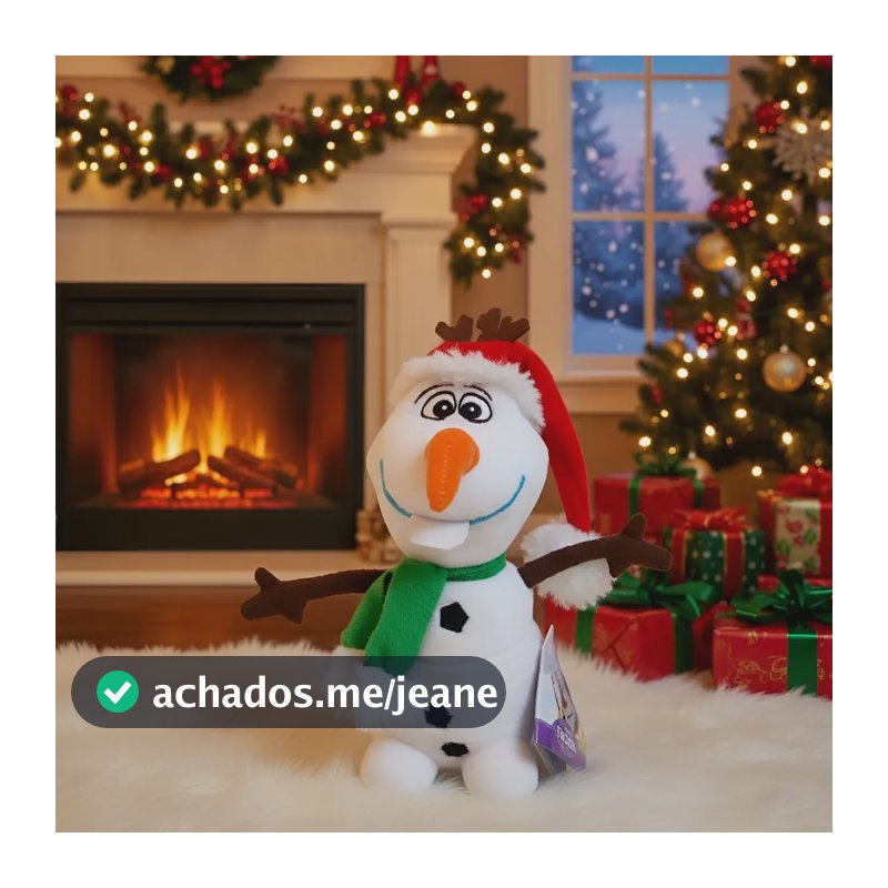 Pelucia Enfeite Natal Olaf 22 Cm Frozen  Original Disney