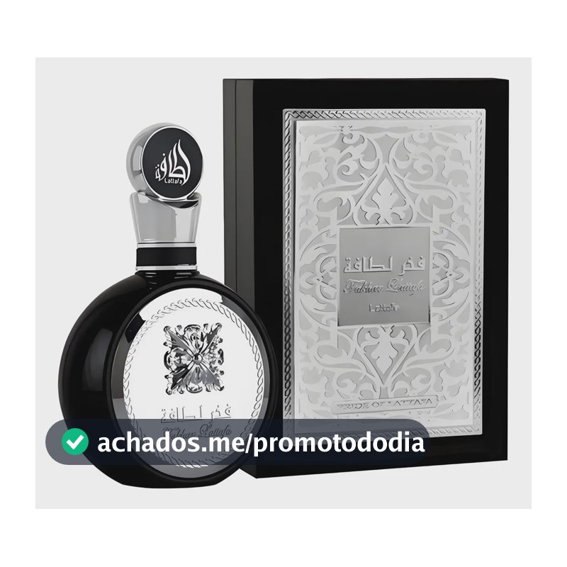 Perfume Lattafa Fakhar Black Masculino Eau de Parfum de 100ml