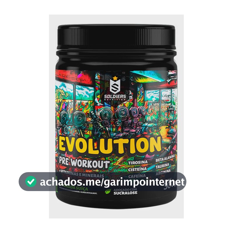 Suplemento Soldiers Nutrition Evolution en pó sabor limonada suíça x 300g