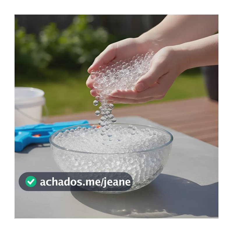Kit 500 Bolinhas De Gel Fluorescente Para Arminha De Gel Fluorescente