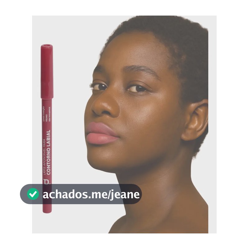 Lápis Apontável Dailus Labial Alta Pigmentação Hidratação Rosé