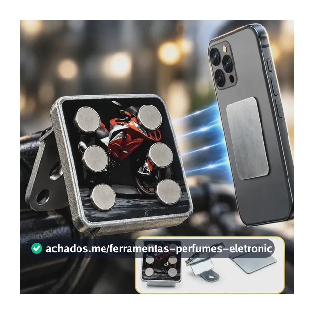 Suporte Celular Moto Magnetico Ima Extra Forte Motoboy Gps Sortido