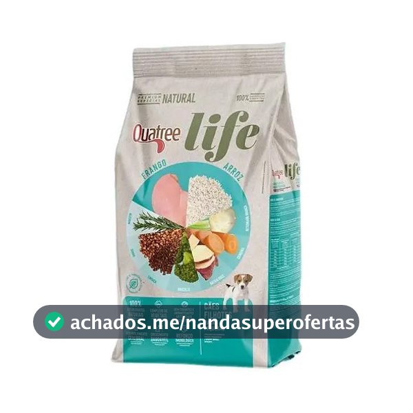 Quatree Life ração filhotes raças pequenas 10.1kg