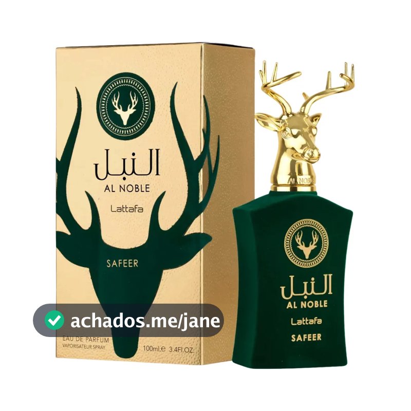 Perfume Arabe Lattafa Al Noble Safeer Original Eau De Parfum 100ml