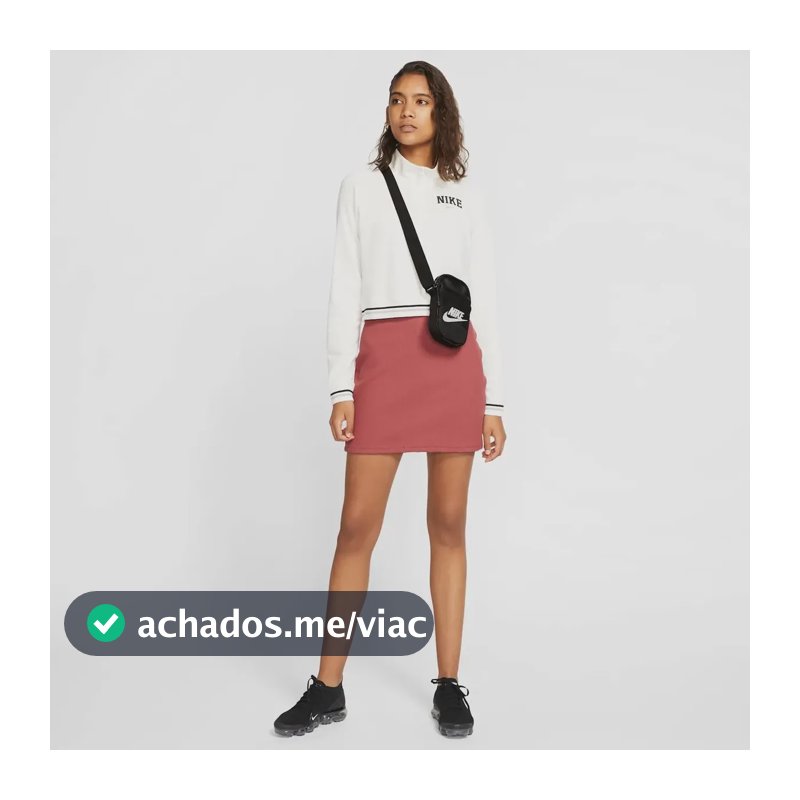 Bolsa Transversal Nike Heritage Preta Preto