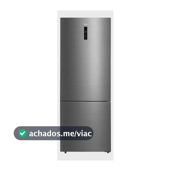 Geladeira Inverse Frost Free 416l Inverter Cor Inox Midea Cor Prateado 110V/220V