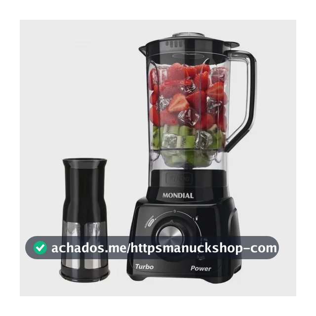 Liquidificador Mondial Turbo Power L-99-fb Preto 110v