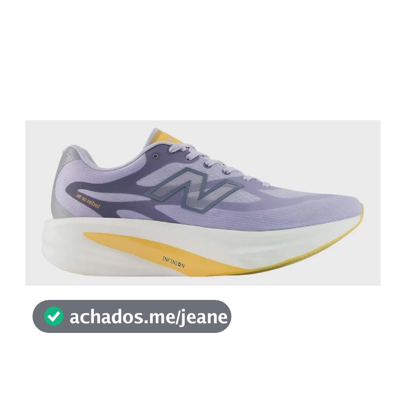 Tênis New Balance Infinion Supercomp Rebel Masculino Lilás E Laranja Lisa 42 Br
