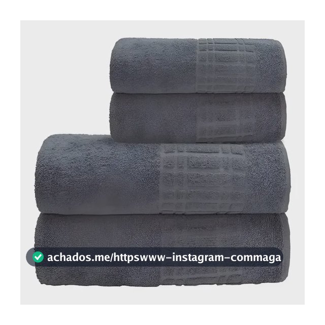 Jogo De Toalha Banho 4 peças 100 Algodão 400 gr/m Loft Camesa
