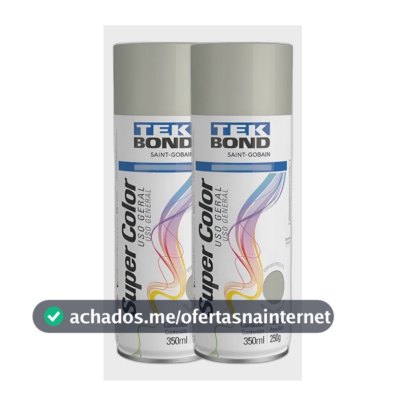 Primer Fundo Cinza Uso Geral Tekbond 350ml Kit 2