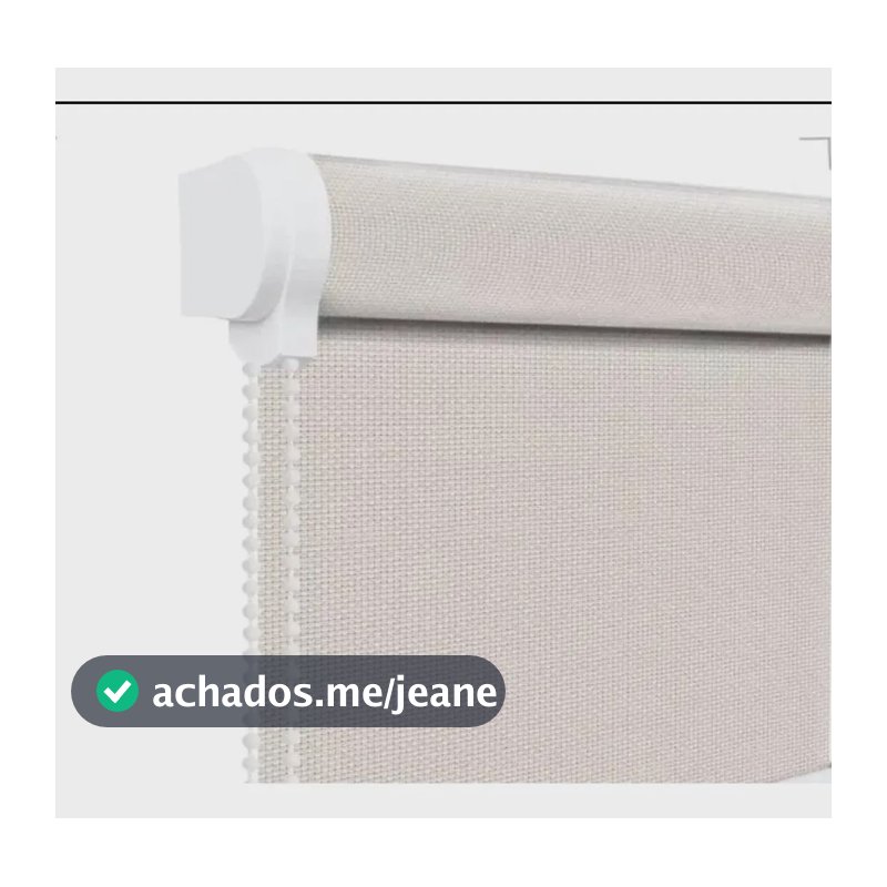 Persiana Cortina Tela Solar 5% Med 1,50x1,50 Varanda Bege Largura 150 X Altura 150