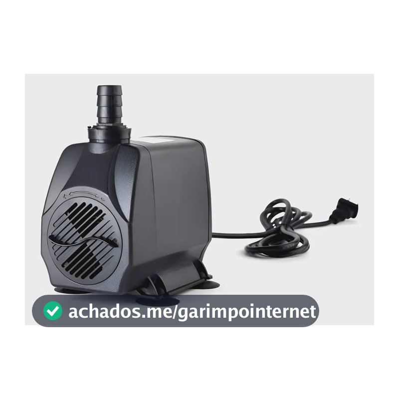 Bomba Submersa Aquatank SB 3000 Aquário Lago Fonte 3000 litros/h