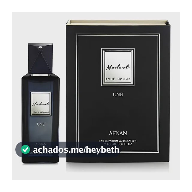 Perfume Masculino Afnan Modest Une Eau De Parfum 100 Ml