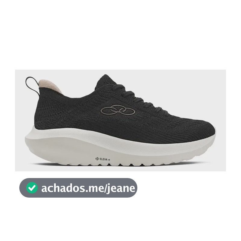 Tenis Feminino Olympikus Lance De Corrida E Treino Conforto Preto 37 Br