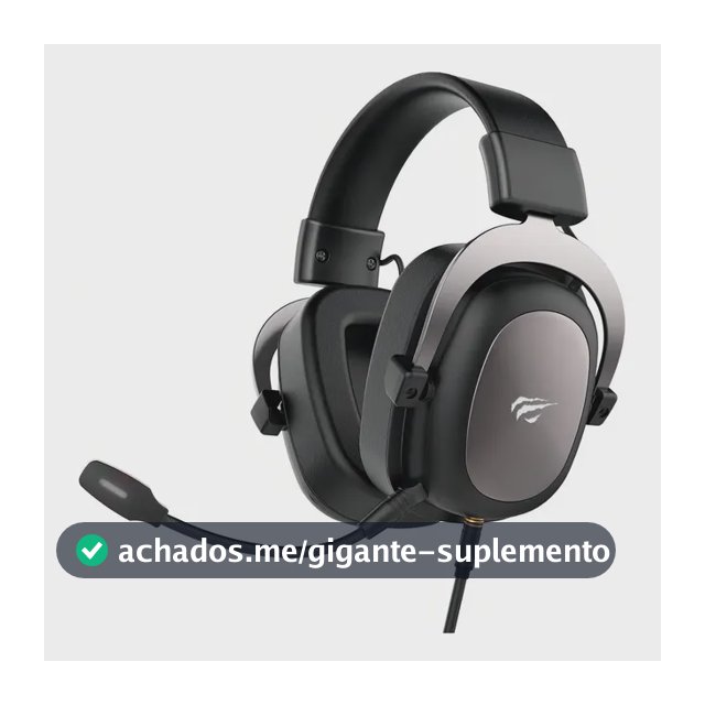 Fone De Ouvido Headset Gamer Havit H2002d P3 Para PS3/PS4/PS5/XBOX/PC Cor Preto