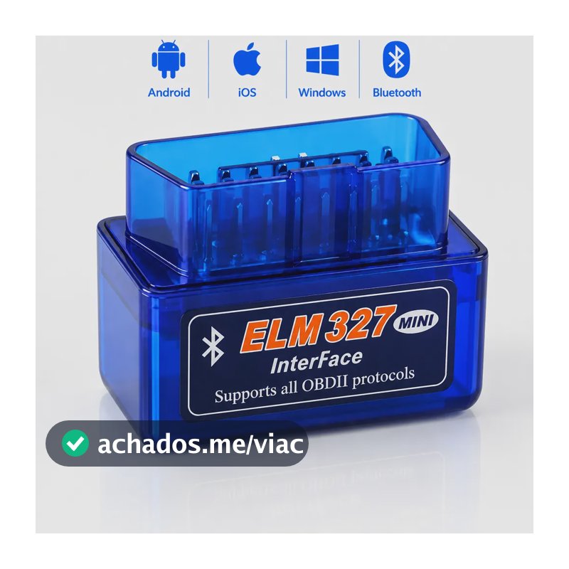 Scanner Automotivo Elm 327 Obd2 V2.1 Android Ios Bluetooth