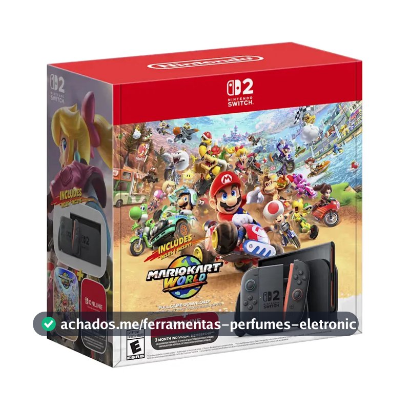 Bundle Nintendo Switch 2 + Mario Kart World + 3 Meses NSO