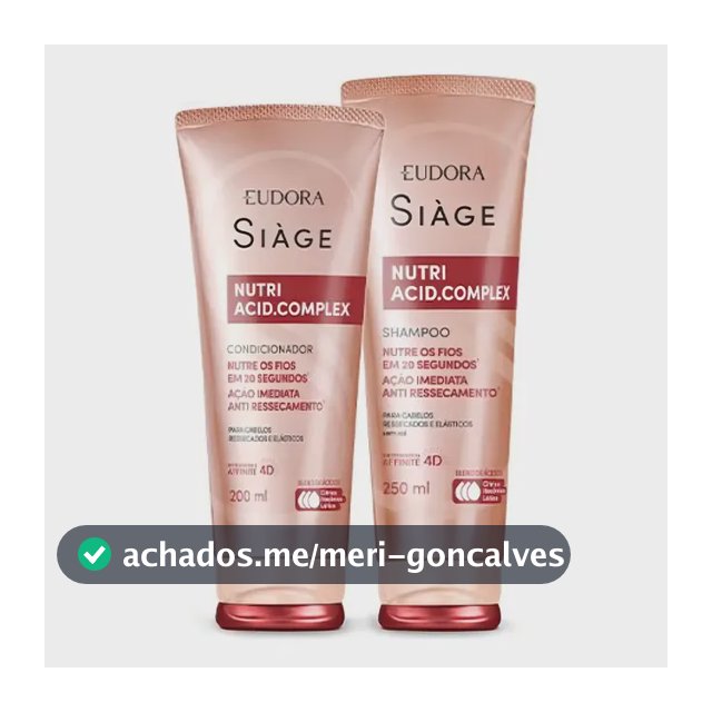 Kit Nutri Acid.complex Shampoo 250ml E Condicionador 200ml