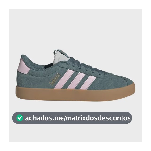 Tênis Feminino Vl Court 3.0 adidas Verde Liso 39 Br
