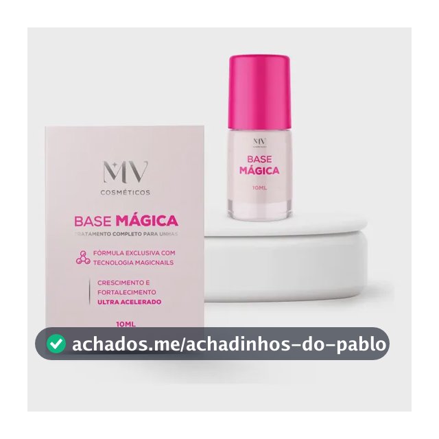 Base Crescimento Unhas Líquido Menina Vaidosa Fortalecedora 10ml